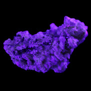 Green Tourmaline cluster on matrix 45*26*20mm 14.8g in UV light - Rocks and Things Store