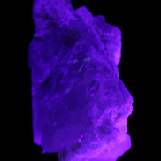 Green Tourmaline on Elestial Quartz 64*30*30mm 52g in UV light - Rocks and Things Store