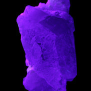 Green Tourmaline on Elestial Quartz 64*30*30mm 52g in UV light - Rocks and Things Store