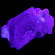 Green Tourmaline on Elestial Quartz 64*30*30mm 52g in UV light - Rocks and Things Store