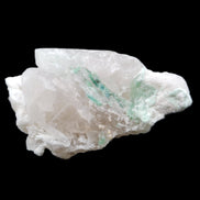 Green Tourmaline on Elestial Quartz 64*30*30mm 52g in sunlight - Rocks and Things Store