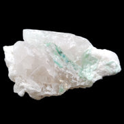 Green Tourmaline on Elestial Quartz 64*30*30mm 52g in sunlight - Rocks and Things Store