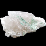 Green Tourmaline on Elestial Quartz 64*30*30mm 52g in sunlight - Rocks and Things Store