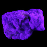 Apatite and hidden crystal on Mica and Feldspar matrix 47*38*24mm 51g in UV light - Rocks and Things Store