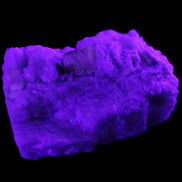 Apatite and hidden crystal on Mica and Feldspar matrix 47*38*24mm 51g in UV light - Rocks and Things Store