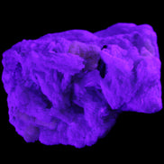 Apatite and hidden crystal on Mica and Feldspar matrix 47*38*24mm 51g in UV light - Rocks and Things Store