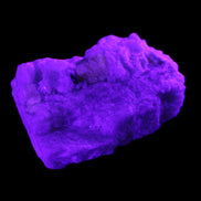 Apatite and hidden crystal on Mica and Feldspar matrix 47*38*24mm 51g in UV light - Rocks and Things Store