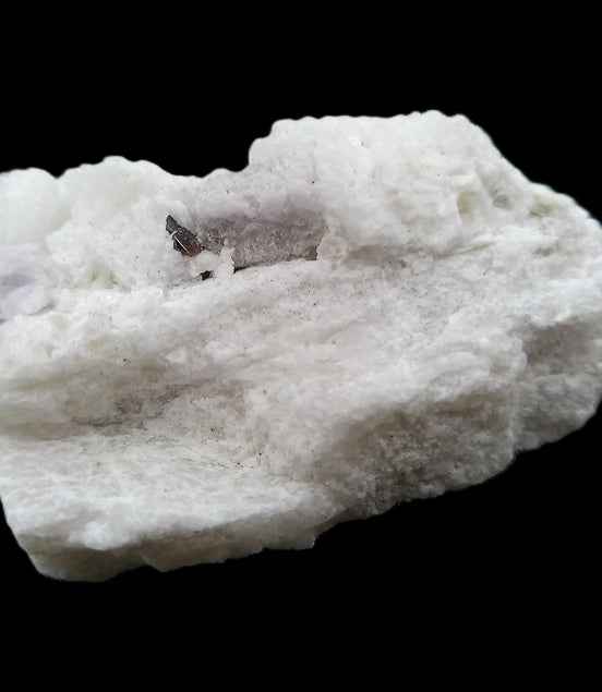 Apatite and hidden crystal on Mica and Feldspar matrix 47*38*24mm 51g in sunlight - Rocks and Things Store