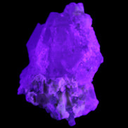 Green Tourmaline on Elestial Quartz 45*29*32mm 40.6g in UV light - Rocks and Things Store