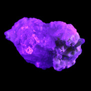 Green Tourmaline on Elestial Quartz 45*29*32mm 40.6g in UV light - Rocks and Things Store