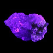 Green Tourmaline on Elestial Quartz 45*29*32mm 40.6g in UV light - Rocks and Things Store