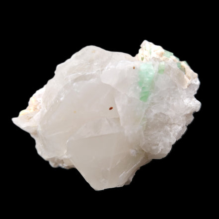 Green Tourmaline on Elestial Quartz 45*29*32mm 40.6g in sunlight - Rocks and Things Store