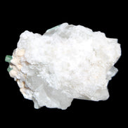 Green Tourmaline on Elestial Quartz 45*29*32mm 40.6g in sunlight - Rocks and Things Store