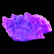 Pink and Clear Tourmaline in Lepidolite, Feldspar and Quartz matrix 90*45*50mm 188.7g in UV light - Rocks and Things Store