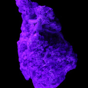 Pink and Clear Tourmaline in Lepidolite, Feldspar and Quartz matrix 90*45*50mm 188.7g in UV light - Rocks and Things Store