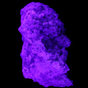 Pink and Clear Tourmaline in Lepidolite, Feldspar and Quartz matrix 90*45*50mm 188.7g in UV light - Rocks and Things Store