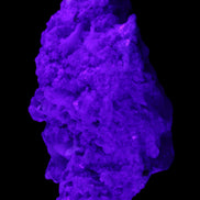 Pink and Clear Tourmaline in Lepidolite, Feldspar and Quartz matrix 90*45*50mm 188.7g in UV light - Rocks and Things Store