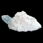 Green Tourmaline on Elestial Quartz with Feldspar matrix 18*57*40mm 40g in sunlight - Rocks and Things Store