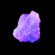 Green Tourmaline on Elestial Quartz with Feldspar matrix 33*31*18mm 16.2g in UV light - Rocks and Things Store