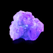 Green Tourmaline on Elestial Quartz with Feldspar matrix 33*31*18mm 16.2g in UV light - Rocks and Things Store