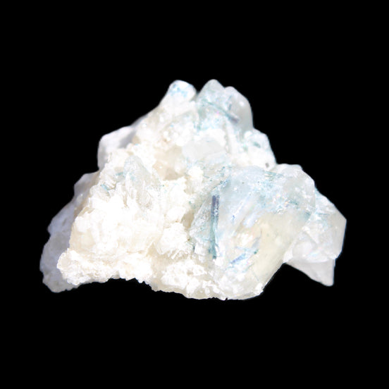 Green Tourmaline on Elestial Quartz with Feldspar matrix 33*31*18mm 16.2g in sunlight - Rocks and Things Store