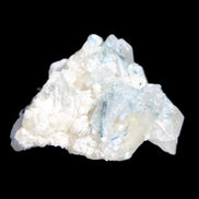 Green Tourmaline on Elestial Quartz with Feldspar matrix 33*31*18mm 16.2g in sunlight - Rocks and Things Store