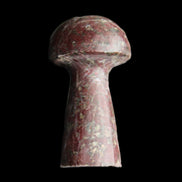 Brown Red Jasper Marble mushroom 32-35mm 14-17g in sunlight - Rocks and Things Store