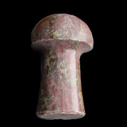 Brown Red Jasper Marble mushroom 32-35mm 14-17g in sunlight - Rocks and Things Store