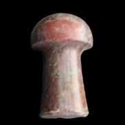 Brown Red Jasper Marble mushroom 32-35mm 14-17g in sunlight - Rocks and Things Store