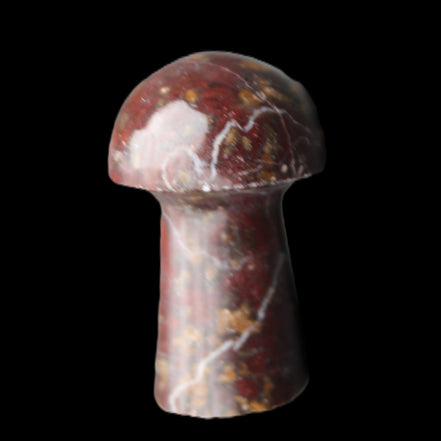 Brown Red Jasper Marble mushroom 32-35mm 14-17g in sunlight - Rocks and Things Store