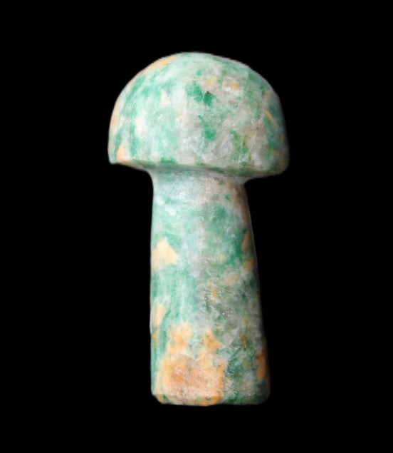 Amazonite mushroom 29-33mm 11-17g in sunlight - Rocks and Things Store