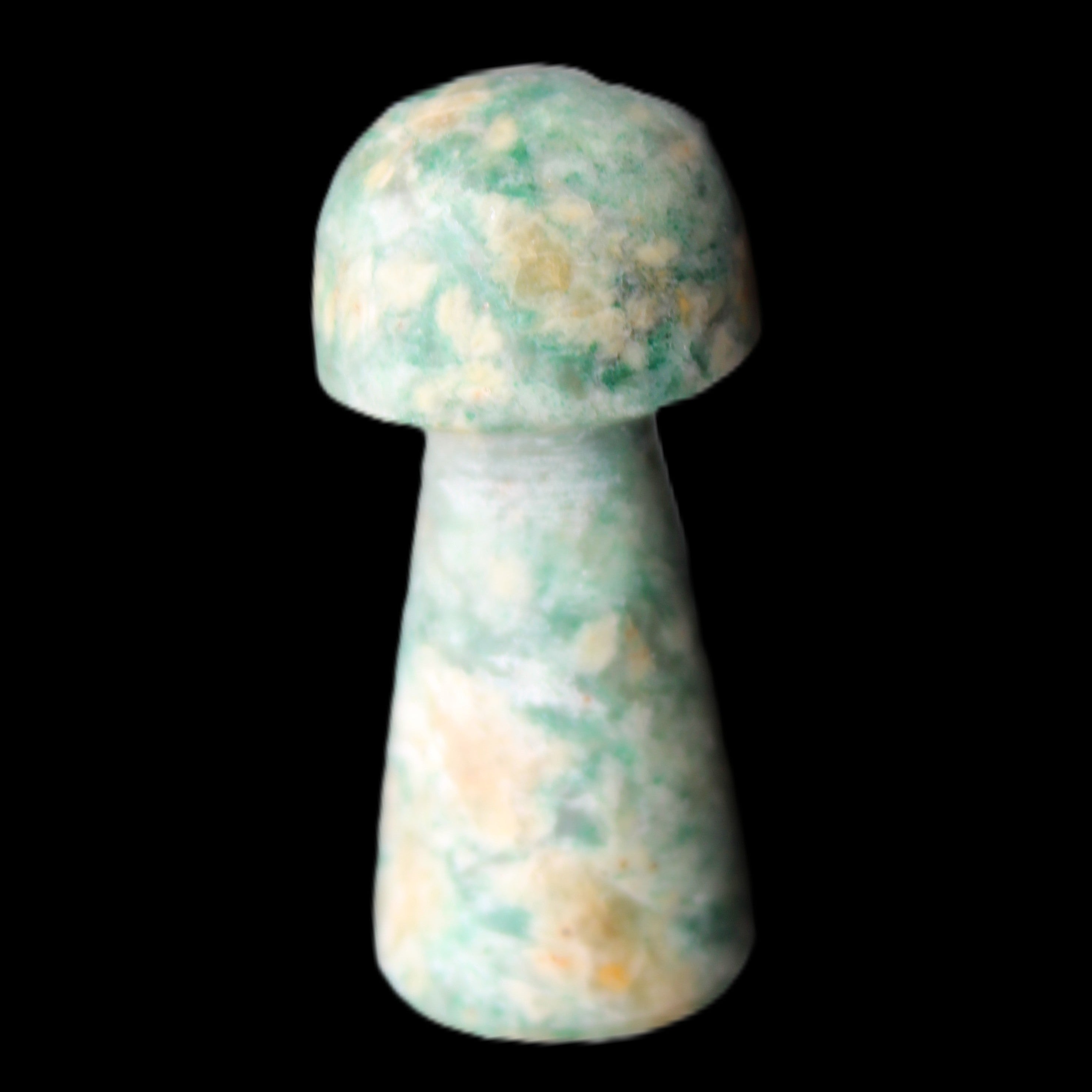 Amazonite mushroom 29-33mm 11-17g in sunlight - Rocks and Things Store