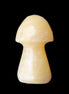 Yellow Calcite mushroom 26-30mm 8-12g in sunlight - Rocks and Things Store