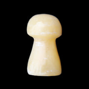 Yellow Calcite mushroom 26-30mm 8-12g in sunlight - Rocks and Things Store