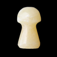 Yellow Calcite mushroom 26-30mm 8-12g in sunlight - Rocks and Things Store