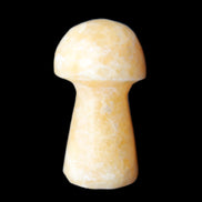 Yellow Calcite mushroom 26-30mm 8-12g in sunlight - Rocks and Things Store