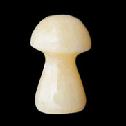 Yellow Calcite mushroom 26-30mm 8-12g in sunlight - Rocks and Things Store