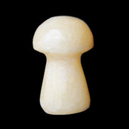 Yellow Calcite mushroom 26-30mm 8-12g in sunlight - Rocks and Things Store