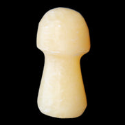 Yellow Calcite mushroom 26-30mm 8-12g in sunlight - Rocks and Things Store