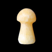 Yellow Calcite mushroom 26-30mm 8-12g in sunlight - Rocks and Things Store