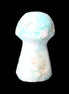 Blue Aragonite mushroom 30-32mm 12-15g in sunlight - Rocks and Things Store
