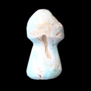 Blue Aragonite mushroom 30-32mm 12-15g in sunlight - Rocks and Things Store