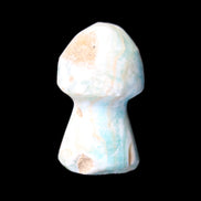 Blue Aragonite mushroom 30-32mm 12-15g in sunlight - Rocks and Things Store