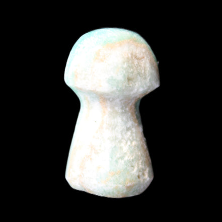 Blue Aragonite mushroom 30-32mm 12-15g in sunlight - Rocks and Things Store
