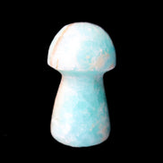 Blue Aragonite mushroom 30-32mm 12-15g in sunlight - Rocks and Things Store