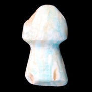 Blue Aragonite mushroom 30-32mm 12-15g in sunlight - Rocks and Things Store