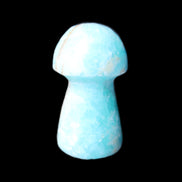 Blue Aragonite mushroom 30-32mm 12-15g in sunlight - Rocks and Things Store