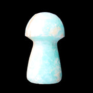 Blue Aragonite mushroom 30-32mm 12-15g in sunlight - Rocks and Things Store