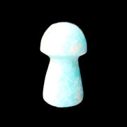 Blue Aragonite mushroom 30-32mm 12-15g in sunlight - Rocks and Things Store