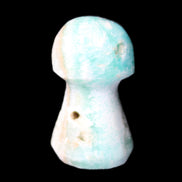 Blue Aragonite mushroom 30-32mm 12-15g in sunlight - Rocks and Things Store